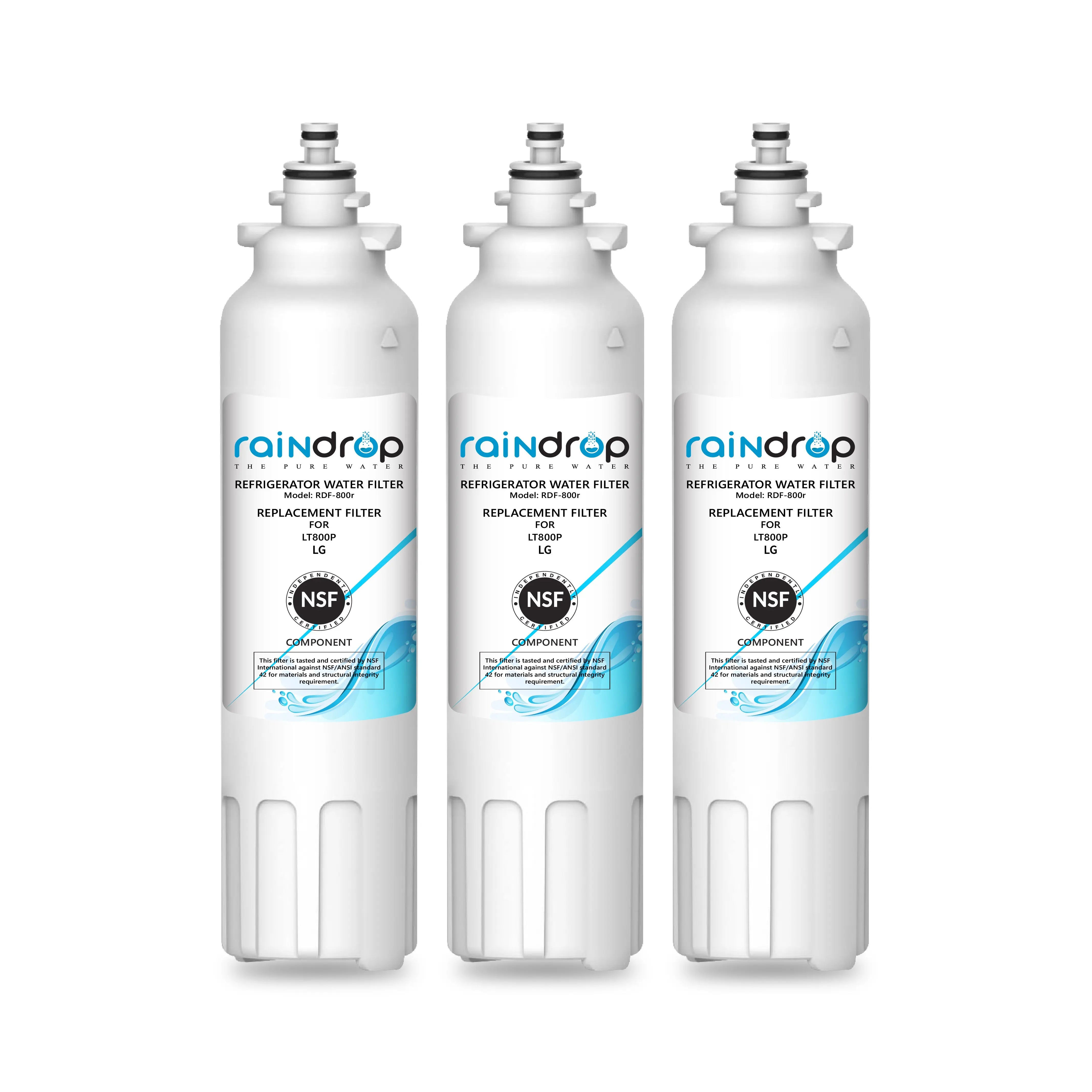 Raindrop Refrigerator Water Filter RDF-800R Compatible for LG LT800P Raindropfilter